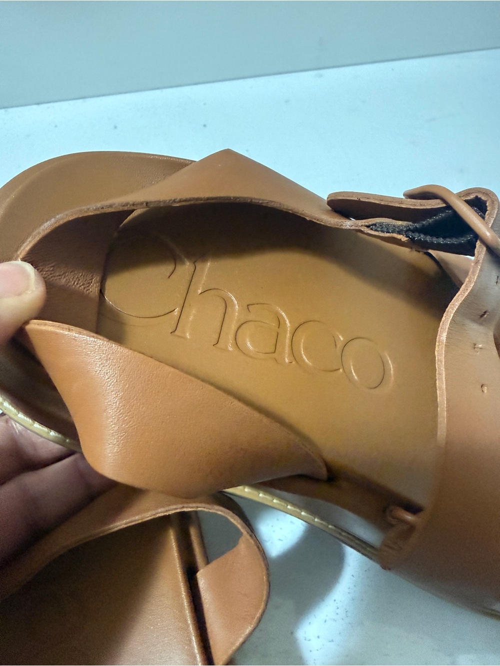 Chaco tan color brand new sandle size 8 - Picture 13 of 16